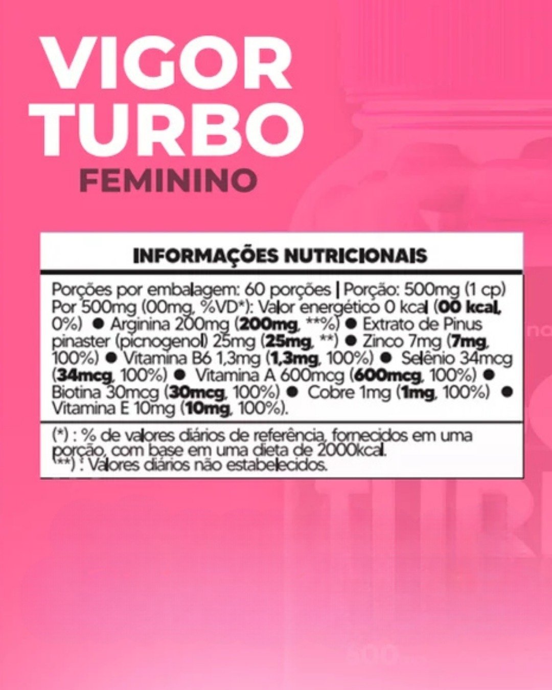 Boistore 核酸&amp;ムーサ Alivia Sintomas Menopausa BMF Vigor Turbo Feminino 60 Caps - 1 Unidade